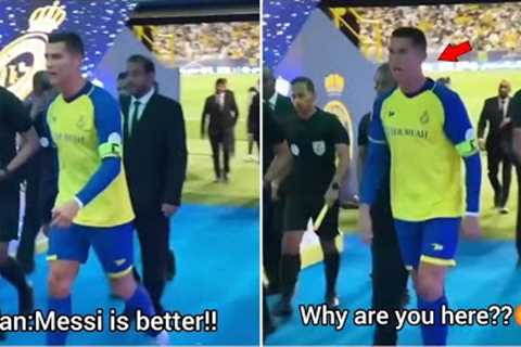 Cristiano Ronaldo reaction to Messi is better than him!!🗣️😡😳