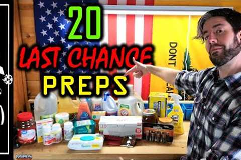 Last Trip To The Store Before SHTF | 20 Prepping Items To Grab