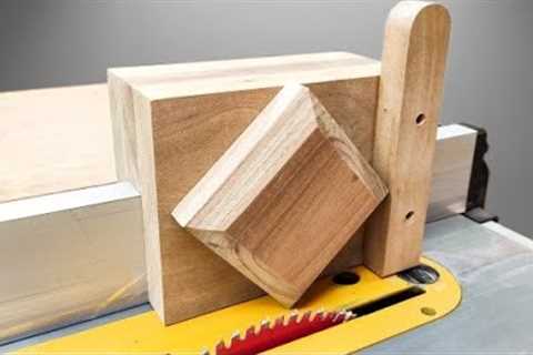 Incredible Carpentry Project - Jig for Bench Saw | woodworking