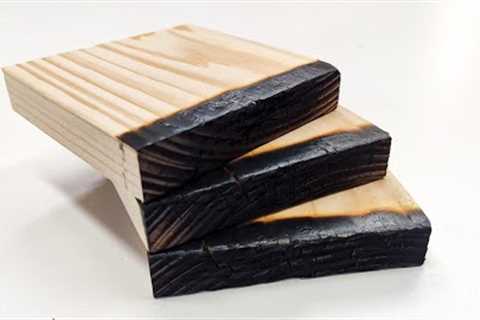 Exclusive Woodworking Idea | Using Fire on Wood - Diy Pallet
