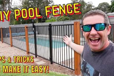 LIVE | DIY Aluminium Fence Installation Guide - the budget solution for our Narellan inground pool!