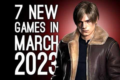 7 New Games Out in March 2023 for PS5, PS4, Xbox Series X, Xbox One, PC, Switch