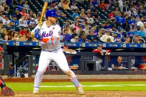 Pete Alonso Slow Motion Baseball Swing Home Run Hitting Mechanics Axe Bat