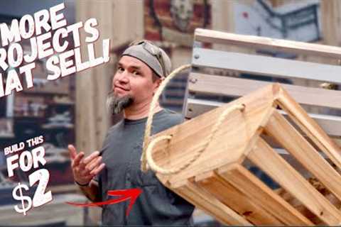 6 More Woodworking Projects That Sell - Low Cost High Profit - Make Money Woodworking