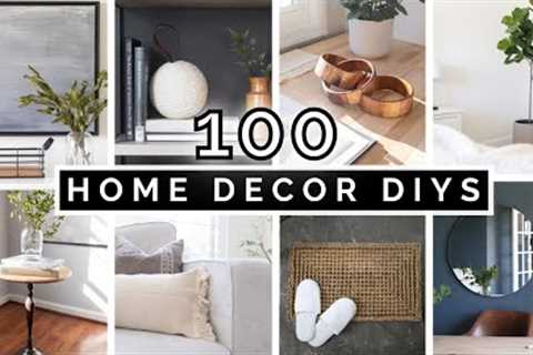 100 DIY HOME DECOR IDEAS &amp; PROJECTS | AFFORDABLE &amp; AESTHETIC