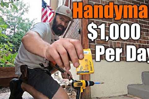Handyman Easily Makes $1,000 Per Day | Easy Money | What He does | THE HANDYMAN |