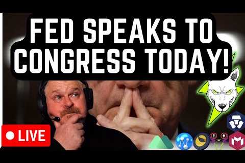 THE FED SPEAKS TO CONGRESS TODAY! WHAT WILL HAPPEN? #BTC #SHIB #VOLT