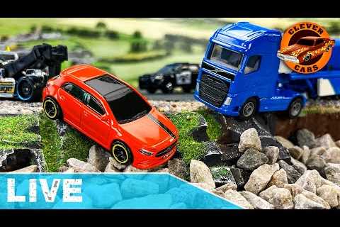Hot Wheels City 1/64 scale diorama: Race &amp; Crash Stop Motion