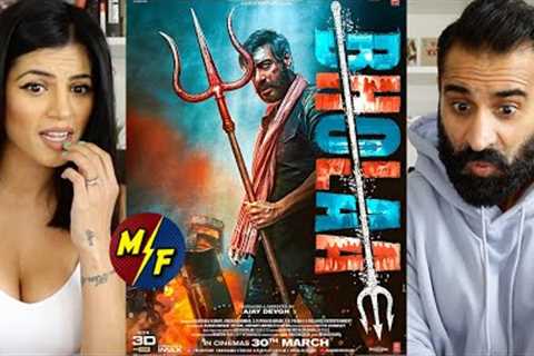 BHOLAA Official Trailer | Ajay Devgn | Tabu | REACTION!!
