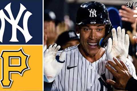 New York Yankees Vs Pittsburgh Pirates | Spring Training Highlights | 3/6/23