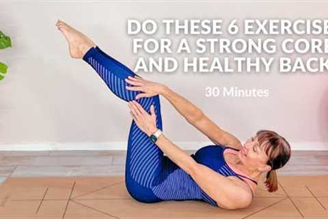 Pilates For Beginners |  Do These 6 Exercises for a Full Body Pilates Workout in 30 Mins