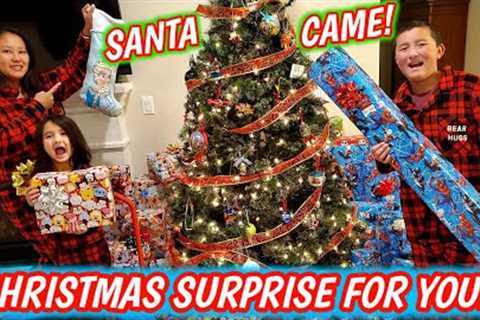 OPENING THE BEST CHRISTMAS PRESENTS EVER FROM SANTA! *Secret Surprise for you*