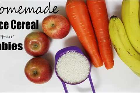 3 Rice Porridge Recipes For 6+ Months Baby | Rice Cereal Recipe For Baby | Homemade Cereal For Baby
