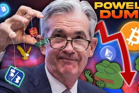 Bitcoin LIVE : JPOWELL MARKET DUMP! WEIGHT WATCHERS MOON