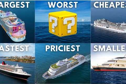 10 MOST UNIQUE CRUISES IN 2023