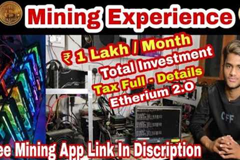 How much I earned in 1 Year of crypto mining | Ethereum 2.0 |#mining setup for Beginners | Ashu