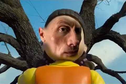 Squid Game but The Rock Eyebrow Raise 🤨