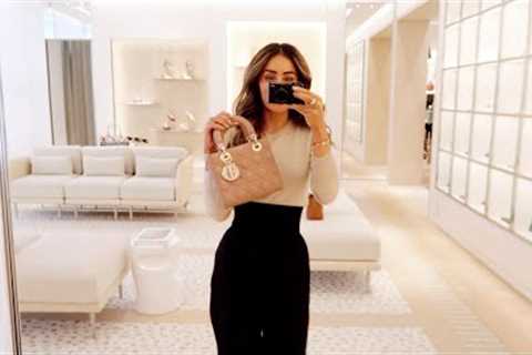 REAL-TIME COME SHOPPING WITH ME- DIOR, LOUIS VUITTON, CAROLINA HERRERA | Lydia Elise Millen