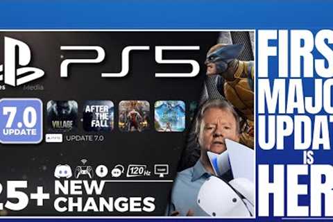 PLAYSTATION 5 ( PS5 ) - MAJOR PS5 UPDATE 7.0 NOW LIVE ! / DISCORD,1440P VRR &amp; 120HZ, &amp; MORE ..