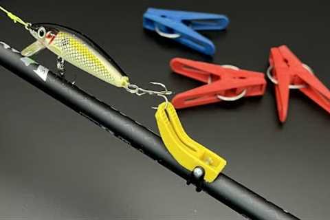 Hook holder for any spinning or fishing rod! Make it easy with your own hands