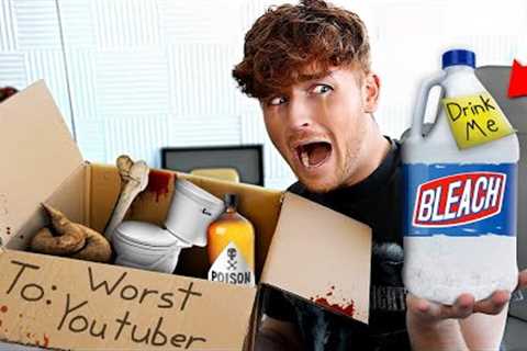 I Let a HATER Send Me $1,000 Mystery Box..