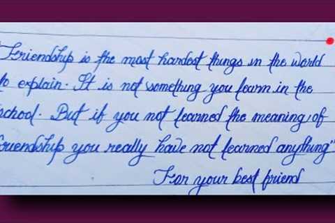 Best friend 💓 #Friendship❣️# Cursive handwriting