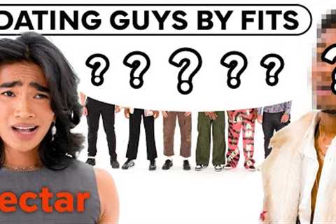 bretman rock blind dates 6 guys by outfit | versus 1