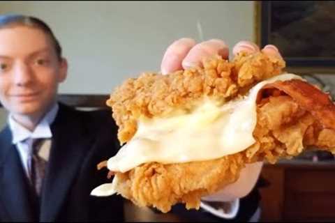 KFC's New Double Down Sandwich Review!