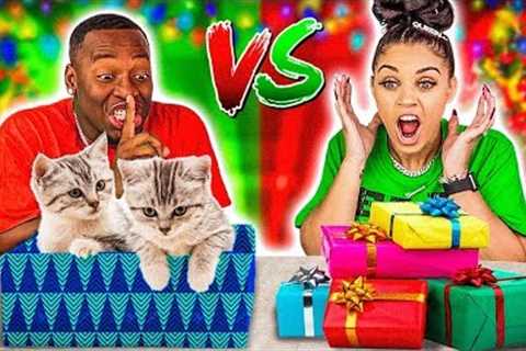 SILENT UNBOXING CHRISTMAS PRESENTS CHALLENGE 🎁