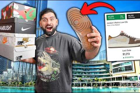 SNEAKER CASH OUT IN DUBAI!! WE FOUND SO MUCH HEAT!!! *SHOPPING FOR SNEAKERS*