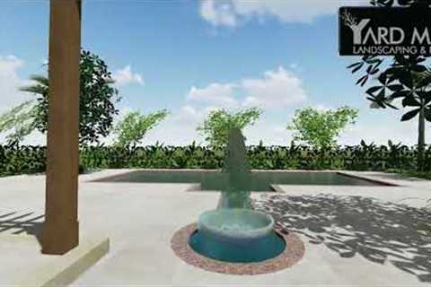 Luxurious Private Villa Backyard Swimming Pool and Landscape Design Collection 2023 #dubai  #new