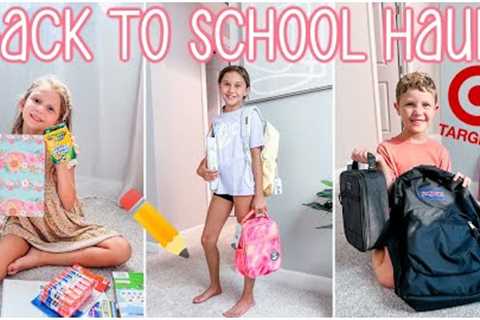 BACK TO SCHOOL SHOPPING (supplies &amp; haul)