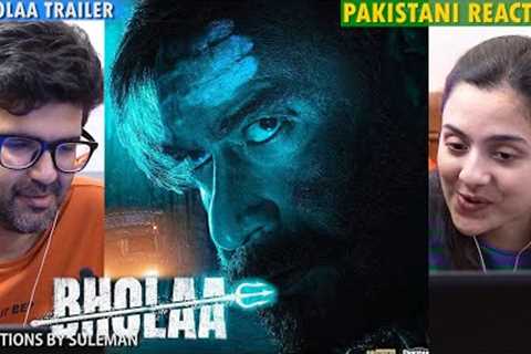 Pakistani Couple Reacts To Bholaa Official Trailer | Ajay Devgn | Tabu