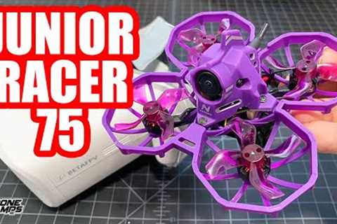 Beginner Fpv Racing Drone - NVISION Junior Racer 75 - REVIEW &amp; FLIGHTS