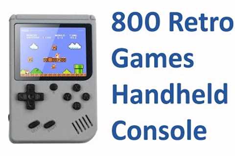 800 Retro Games Handheld Console