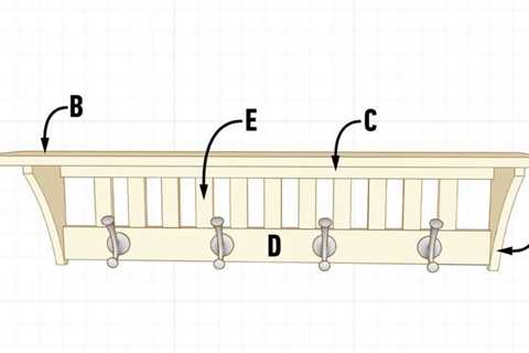 How to make a simple coat rack
