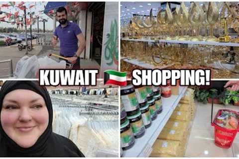 COUPLE TAKE YOU SHOPPING IN KUWAIT! SYRIAN GROCERY STORE AND RAMADAN DECOR