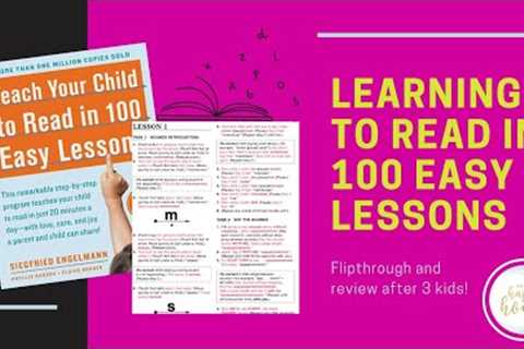TEACH YOUR CHILD TO READ IN 100 EASY LESSONS || SECULAR HOMESCHOOL CURRICULUM REVIEW