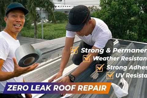 ZERO Leak Roof Repairs (Waterproofing Tape) - Caspar Roofing Channel