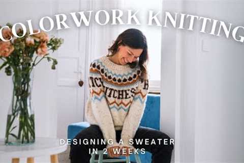 Visiting Yarn Store Heaven In Amsterdam &amp; Knitting a Colorwork Sweater
