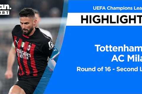 Tottenham Hotspur v AC Milan Highlights | 2022-23 | UEFA Champions League