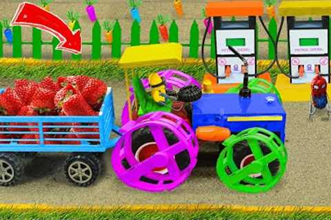 Top the most creatives science projects part P6 | DIY mini tractor trolley heavy truck | Fun Farm