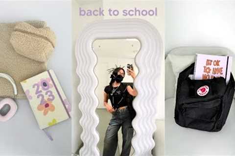 College vlog • school supplies haul, organizing my desk, what's in my backpack ✿