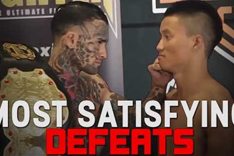 Most Satisfying Defeats In MMA