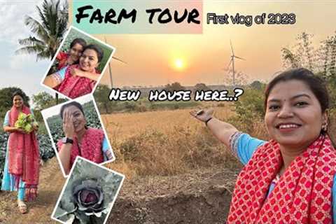 Humne ki Farm tour| my new vlog| travel| vlog| first vlog of 2023| #ASMR vlog| travel with Nisha