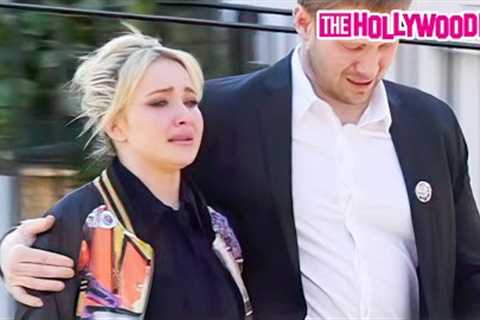 Hayden Panettiere Is Seen Crying &amp; Being Emotional While Leaving Her Brother's FuneraI In New..