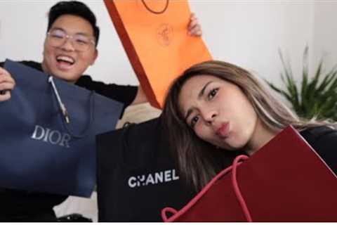 UNBOXING ANNIVERSARY GIFT WITH MY BOYFRIEND | Mika Salamanca