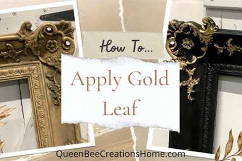 How to Apply Gold Leaf to an Antique Frame