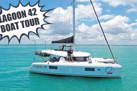 BOAT TOUR! | Our Liveaboard Sailing Catamaran (Lagoon 42)