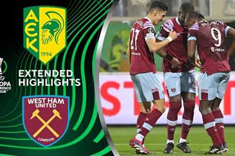 Larnaca vs. West Ham: Extended Highlights | UECL Round of 16 - 1st Leg | CBS Sports Golazo - Europe